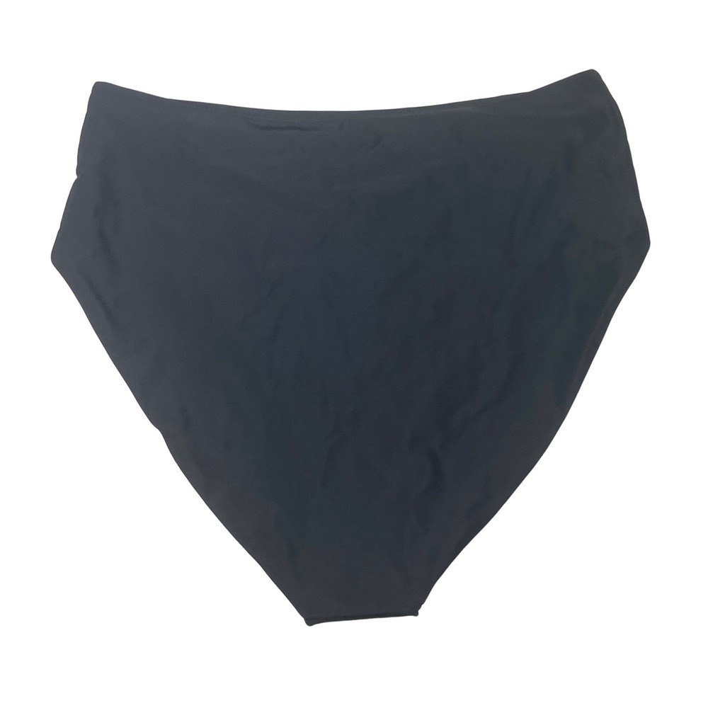 Black High-Waist Bikini Bottoms - Women Swim Bikini - Picture 2 of 3